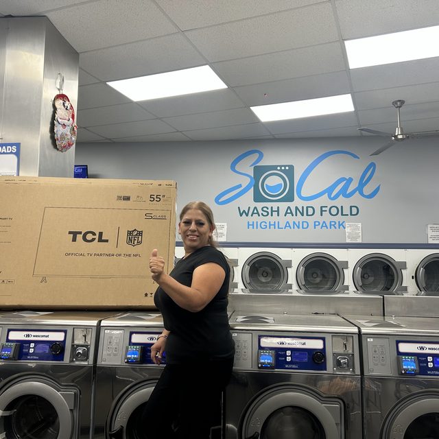 SoCal Wash and Fold raffle winner